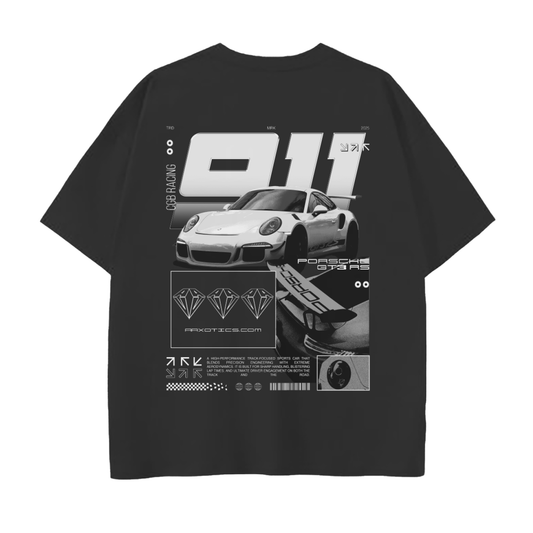 AAX GT3 RS Drop Shoulder Tee White
