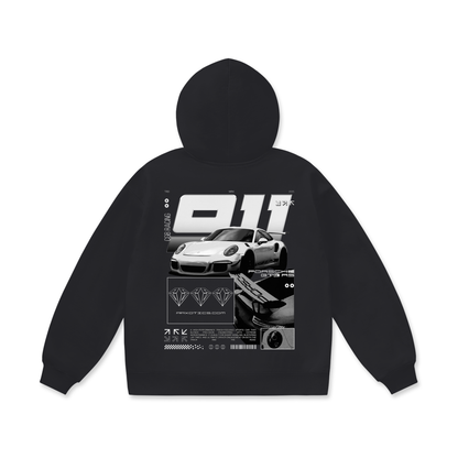 AAX GT3 RS Oversized Heavyweight Hoodie White
